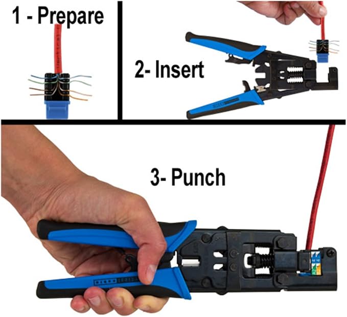 V-Max 1-Punch Down Termination tool - For Vertical Cable Keystones Only