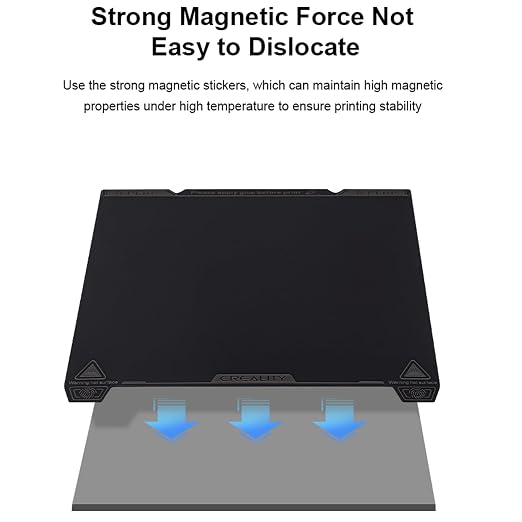 Creality K1 Max Smooth PEI Build Plate Kit, Flexible Spring Steel Platform with Smooth PEI Surface and Magnetic Base Sheet Kit for K1 Max 315x310mm