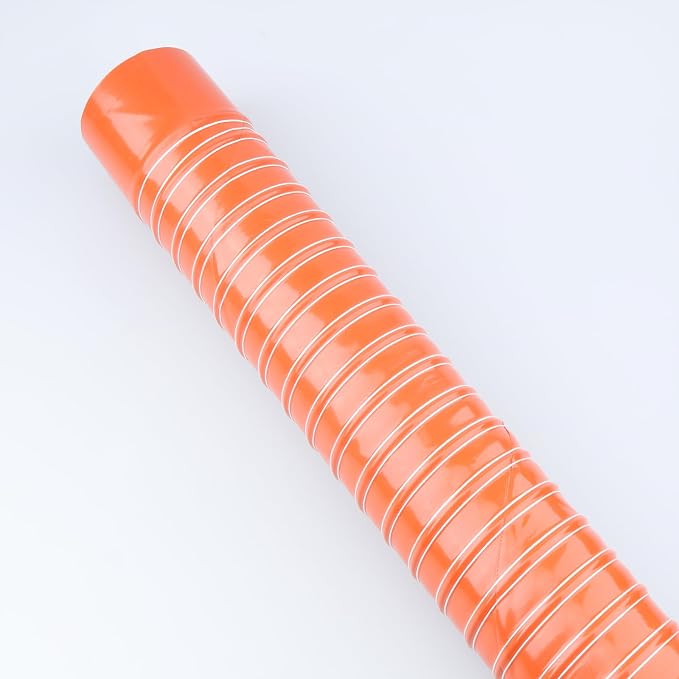 AC PERFORMANCE 3" ID Silicone Flexible Brake Cooling Air Ducting Induction Intake Pipe Hose with Cuff, Length 1 Meter (3.3 Feet)