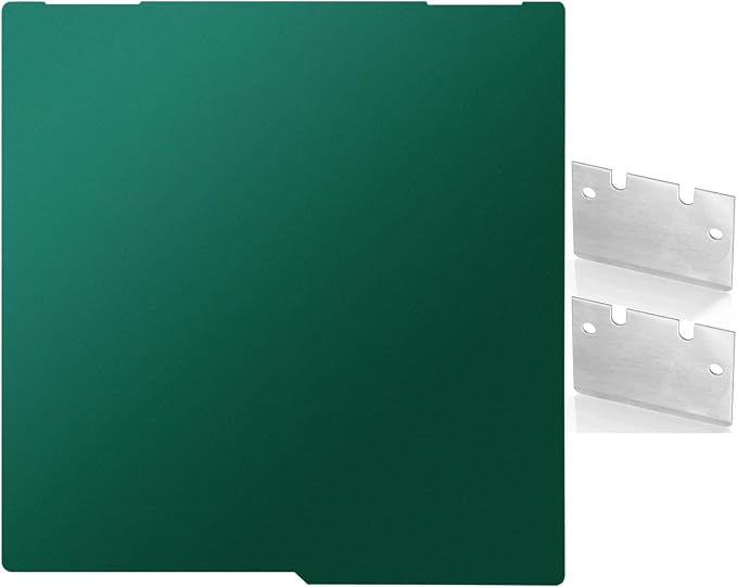Cool Build Plate for Anycubic Kobra 3 Max & Kobra 3 Max Combo, 430x430mm Double-Sided Smooth Low-Temperature Spring Steel Cold Sheet, No-Glue Print Surface