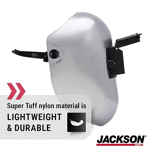 Jackson Safety PL280 Pipeline Welding Helmet - Shade 10 Flip Front Welding Hood - ANSI Z87.1 - Made in USA (Multiple Headgear Styles and Colors)