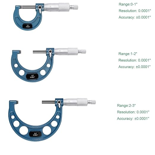 HDLNKAK Digital Dial Indicator Bore Gauges (2"-6"/0.0005") & 0-3" Micrometer Set – Precision Cylinder Measurement & Laser-Etched Machinist Tools Combo