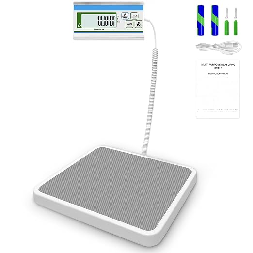 Medical Grade Floor Scale (660 lb),Professional Physician Scale with Digital Display, High Accuracy and Heavy Duty Body Scale Portable Weight Scale for Home & Hospital Use