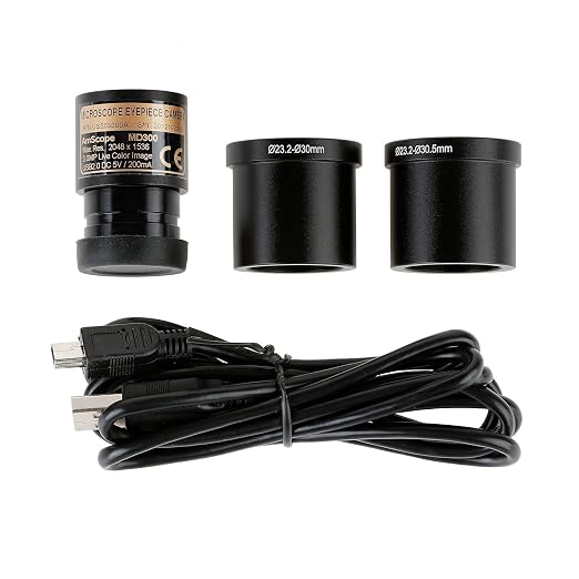 AmScope - 3MP USB 2.0 Color CMOS Digital Eyepiece Microscope Camera - MD300A