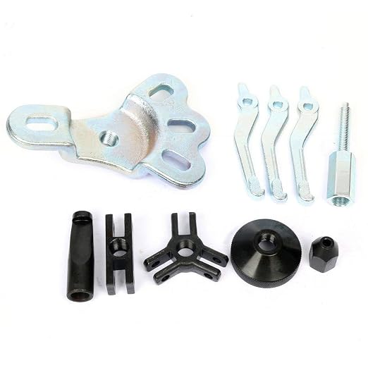 DAYUAN 9-Way Slide Hammer Puller Set, Tech Rear Axle Bearing Puller Tool | Slide Hammer Puller Set, Internal & External 2/3 Jaw Pullers, Removes Bearings Gears Hubs & Rear Axles, Case