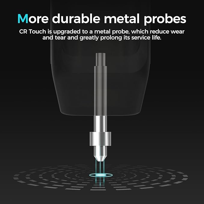 Creality Official CR Touch Auto Bed Leveling Kit with Mounting Bracket for Ender 3, Ender 3 Pro, Ender 3 V2, CR-10, Easy Installation & First Layer