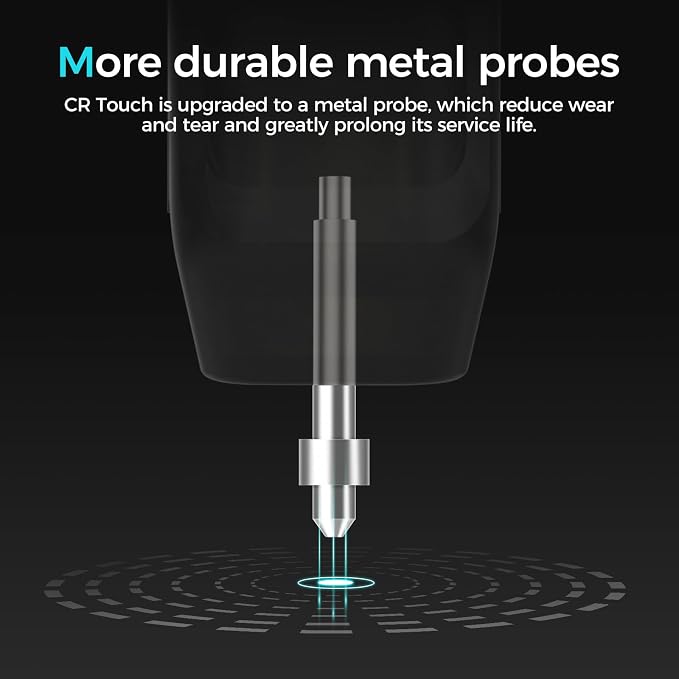 Creality Official CR Touch Auto Leveling Sensor 3D Printer Accessories for Ender 3 V2 Neo, Ender 3 S1 Pro, CR 10 Smart Pro, Achieve First Layers (Mounting Bracket NOT Included)