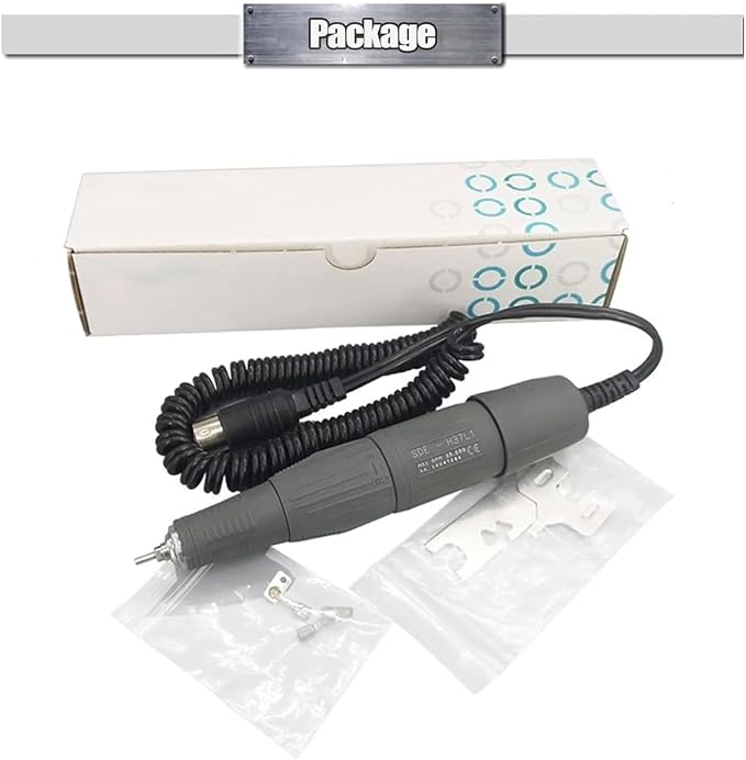 N3 Marathon Micromotor Polisher with 35K RPM Micro Motor Handle Jewelry,Ceramics,Silicone,Glasswork,Woodcarving. (H37L1, 3mm)