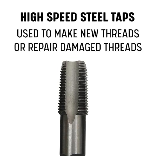 Drill America - DWT64017 4"-8 NPT High Speed Steel 8 Flute Pipe Tap, DWT Series