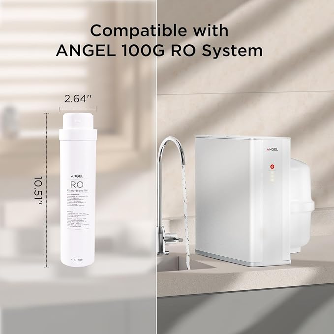 ANGEL X1 Series RO Filter Replacement 1-Pack | For X1, X1Pro, W-J3781-ROC15, W-J3680-ROB15, Long-Lasting 24–36 Month Lifespan
