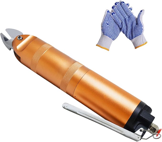 HS35P S7P Pneumatic Air Nippers Scissors Shear, 6GA Gauge Flush Wire Cutter Cutting Pliers, 4.8mm Copper Wire, 4.0mm Iron Steel Wire, 2.8mm Soft Stainless Steel Wire, with S7P Cutter Head