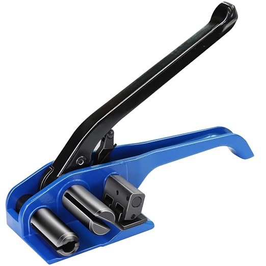 Heavy Duty Banding Strapping Tensioner & Cutter Manual Packaging Tools Windlass for 1/2"-2" Width Poly Woven Composite Cord Strap(Oversized Size)