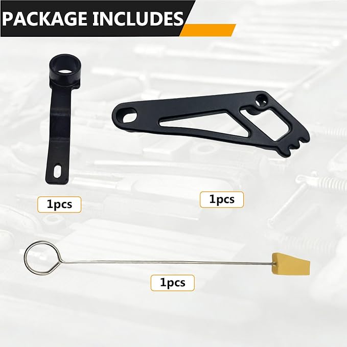 Engine Timing Chain Kit Combo Set, Including Camshaft Tool, Valve Spring Compressor, Valve Cam Phaser Lock Out Kit, Timing Belt Tools Compatible with Ford 4.6L 5.4L 6.8L 3V Engines