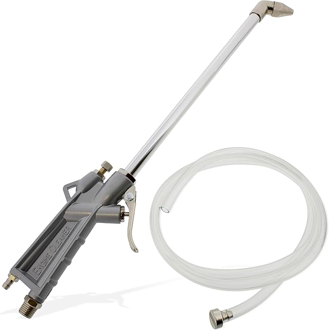ABN Engine Cleaning Gun with 4ft Siphon Hose, Siphon Spray Gun Cleaning Kit – Car Engine Cleaner Degreaser Tool