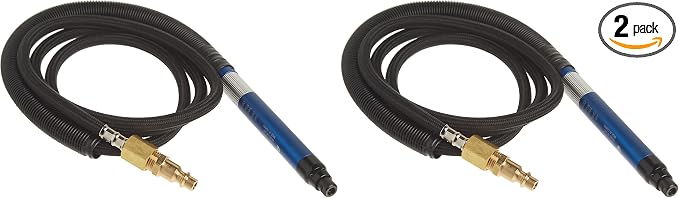 Astro Pneumatic Tool 218 1/8" Pencil Type Die Grinder - 56,000RPM,Black,gold,blue, 42377 (Pack of 2)