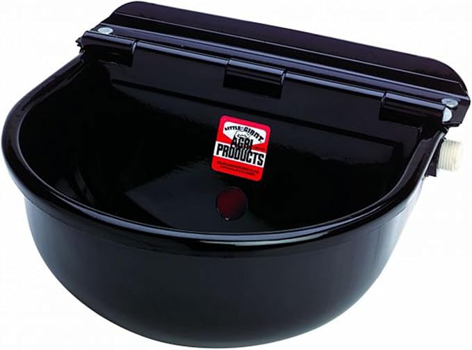Little Giant 88ESW Steel All Purpose Automatic Stock Waterer, Black (2 Pack)