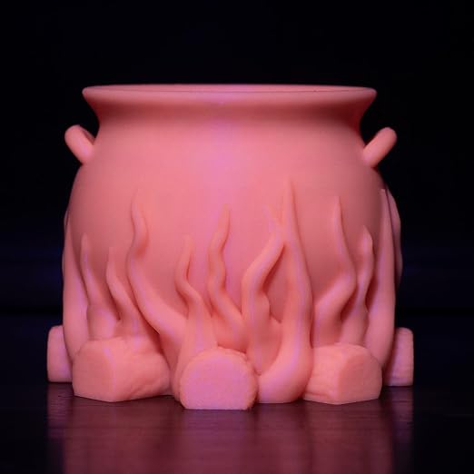 Polymaker Panchroma Luminous PLA Filament 1.75mm for 3D Printing, 1kg, Pink | Neatly Wound, Glow in the Dark, Easy Print & Smooth Feeding, Compatible with Bambu Lab & Most 3D Printers