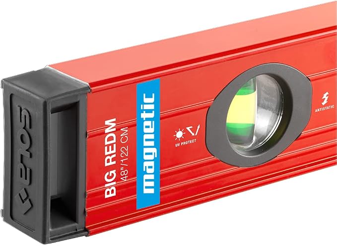 SOLA LSB48LM Box Beam Magnetic Level, Big Red, 48-Inch