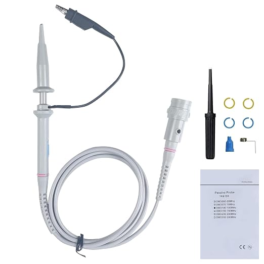 OWON Lab Oscilloscope High Voltage Probe Kit, 200MHz Oscilloscope Clip Probe Work with Digital Oscilloscope and Analog Oscilloscope
