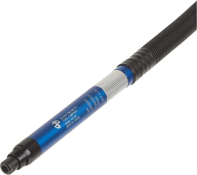 Astro Pneumatic Tool 218 1/8" Pencil Type Die Grinder - 56,000RPM,Black,gold,blue, 42377 (Pack of 2)