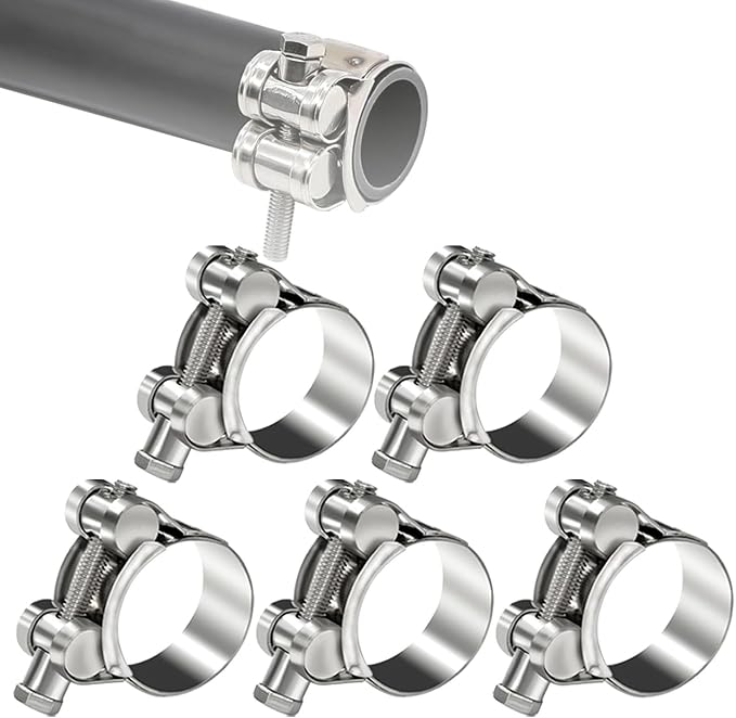 5PCS 29-31mm T-Bolt Hose Clamps Stainless Steel Hose Clamps DD038-29-31