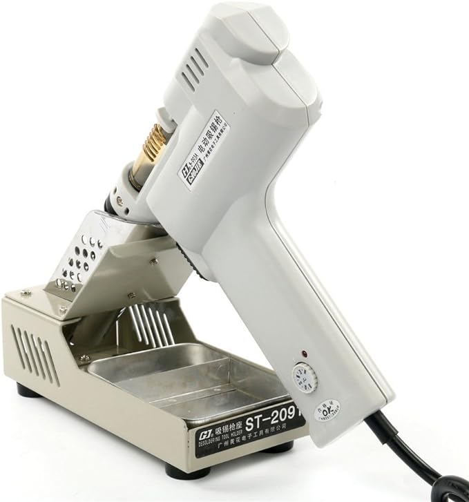Desoldering Gun S-993A 110V 100W 50HZ Electric Desoldering Gun Solder Sucker Gun Suction Tin Gun with Vacuum Desordering Pump