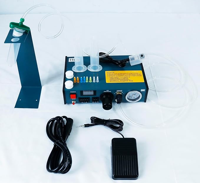 110V Automatic Glue Drip Machine Electronic Component Glue Dropper Machine Liquid Glue Dispensing Machine 983A Digital Display Dispenser Machine