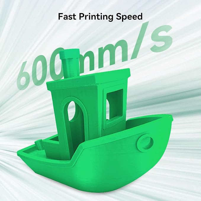 Creality Hyper PETG Filament 1.75mm, High-Speed PETG for 30–600mm/s Printing, Low Stringing, Strong Layer Adhesion, +/- 0.03mm Accuracy,Fits for Most FDM 3D Printers(Blue)