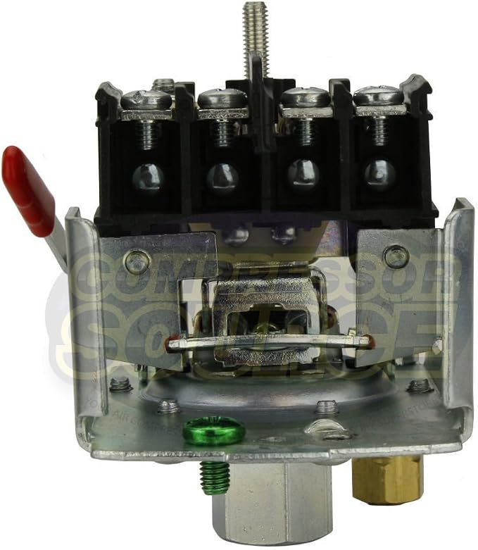 Square D Pumptrol Pressure switch for compressed air compressor 9013FHG12J52M1X 95-125 psi With Unloader & On/Off Lever (Paks)