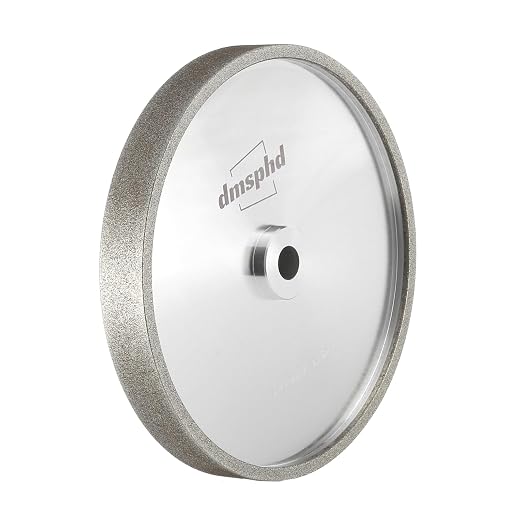 CBN Grinding Wheel with 6 inch 320 Grti,1/2'' Bore,1'' Wide, Suitable for high-Speed Steel,for All Kinds of 6 inch Bench Grinders 320 Grit