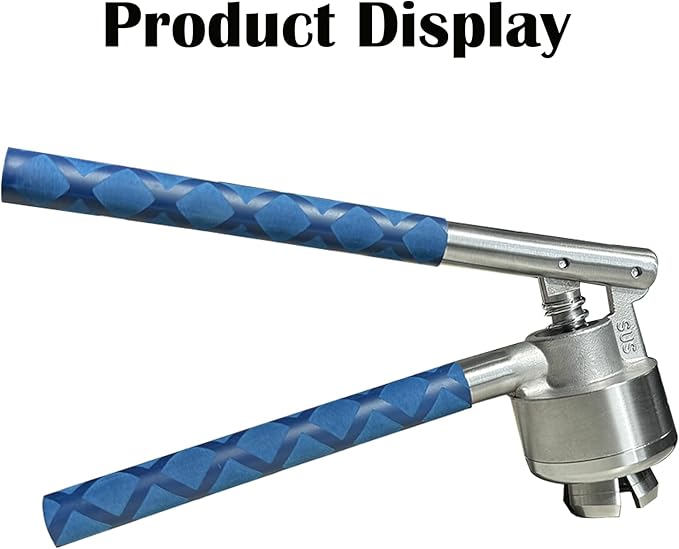 20mm Flip Vial Crimper, Manual Sealer Hand Sealing Machine for Crimping 20mm Diameter Plastic-Aluminum Flip Caps