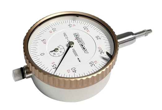 Accusize 0-1/4" Dial Indicator, Resolution: 0.0005", P900-S098 | 0-1/4" x 0.0005", AGD2 Style, Lug Back