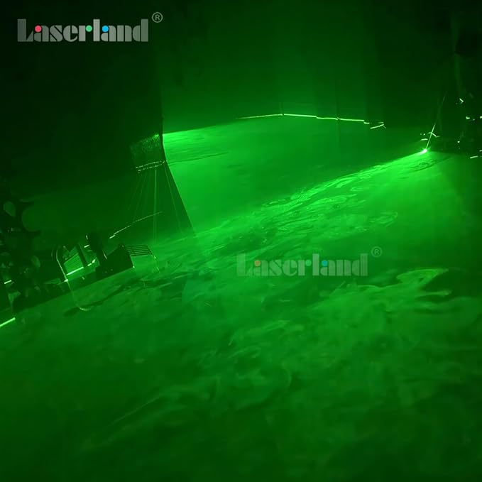 532nm Focusable Green Projector Generator Line Module for Laser Swamp Haunted House 18mm (Focusable Class IIIr 5V with Adapter and Mount)
