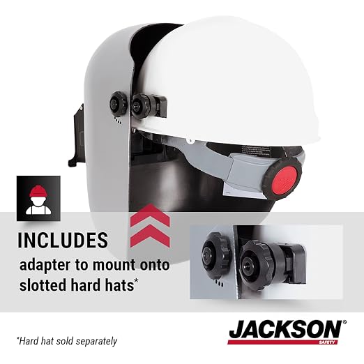 Jackson Safety PL280 Pipeline Welding Helmet - Shade 10 Flip Front Welding Hood - ANSI Z87.1 - Made in USA (Multiple Headgear Styles and Colors)