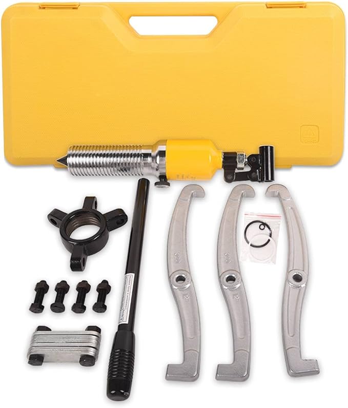 Hydraulic Gear Puller, 15 Ton Max Capacity, 4"- 12" Hydraulic Puller Separator Tool, 2 or 3 Jaws Bearing Hub Separator, for Pulling Hubs, Bearings, Gears, Bearings