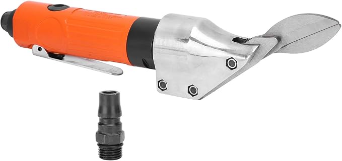 1/4in Heavy Duty Air Shears, Air Shears, Scissor Power 2500rmp Pneumatic Metal Shear Cutter Steel Straight Blade Scissors