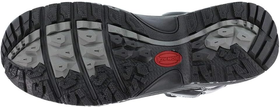 Iron Age Mens Ground Finish 6 Inch Electrical Soft Toe Work/Duty - Black