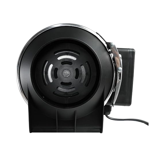 Upgrade Speed Control 3 Inch Inline Booster Duct Fan kit High Flow Greenhouse Ventilation Fan, Low Noise Level for Efficient Smoke&Odor Extraction for 3D Printer, Laser Engraver, Kitchen Bathroom