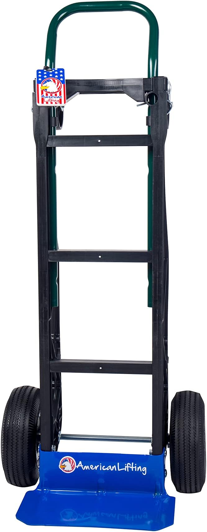 American Lifting 700 lb Capacity Ultra Lightweight Super Strong Nylon Convertible Hand Truck & Dolly