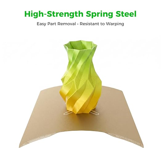 Creality SparkX i7 Build Plate Original 265x300mm Dual Side Textured PEI Bed Plate Spring Steel Magnetic 3D Printer Build Plate for Creality SparkX i7
