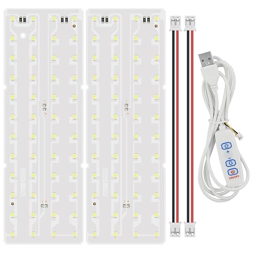 CMYK LED Lithophane Backlight Board KC009 KC010 Compatible with Bambu Lab 3D Printers, with Connection Cable | for lithophane DIY projects, compatible with Bambu Lab P1/X1/A1/H2C/P2S,uniform multi-color backlighting for translucent prin