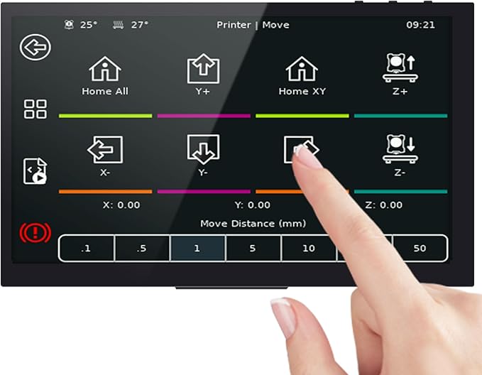 BIGTREETECH Upgrade PITFT50 V2.1 Graphic Smart Display DSI Interface 5 inch LCD Touch Screen Suitable for Raspberry-Pi