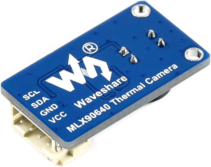 Waveshare MLX90640 IR Array Thermal Imaging Camera with 32×24 Pixels 110° Field of View Communicating via I2C Interface Supports Raspberry Pi/rduino(ESP32)/STM32, etc.