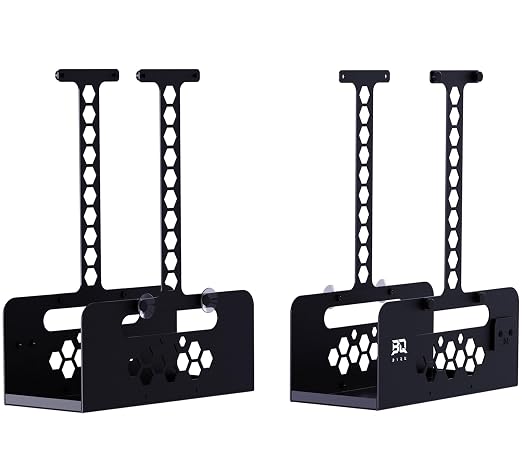 BIQU Panda Perch HT for Panda Perch H2D, AMS HT Storage Racks Space-Saving AMS HT Holder Compatible with Bambu-Lab H2D H2S 3D Printers, 2-Pack