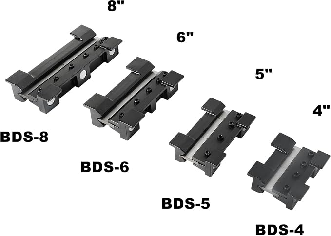 KAKA INDUSTRIAL Vise Mount Metal Brake Bender,8-Inch(200mm) Magnetic Vise for 14Ga. (2mm) Steel & 1/8" Aluminum, Quick-Release for DIY Metalworking & Small Box Fabrication BDS-8