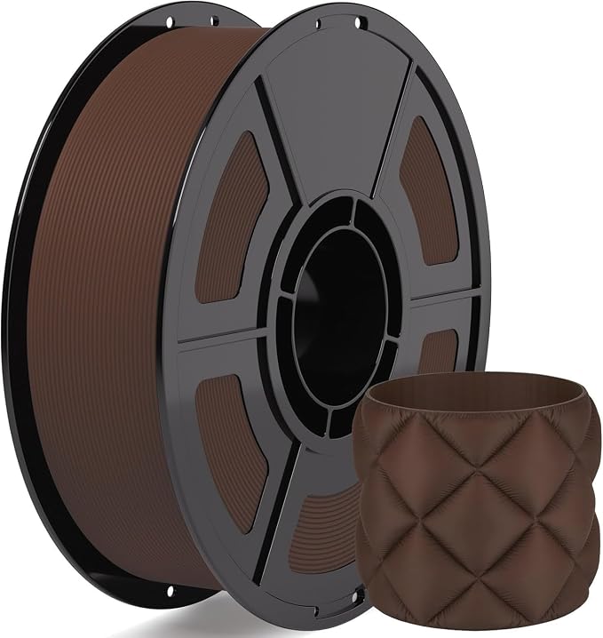 iSANMATE Matte PLA Filament Dark Brown PLA 30-300mm/s 1.75mm 3D Printing Filament 1kg (2.2lbs) for Bambu Lab 3D Printers,AMS,AMSLite,Chocolate