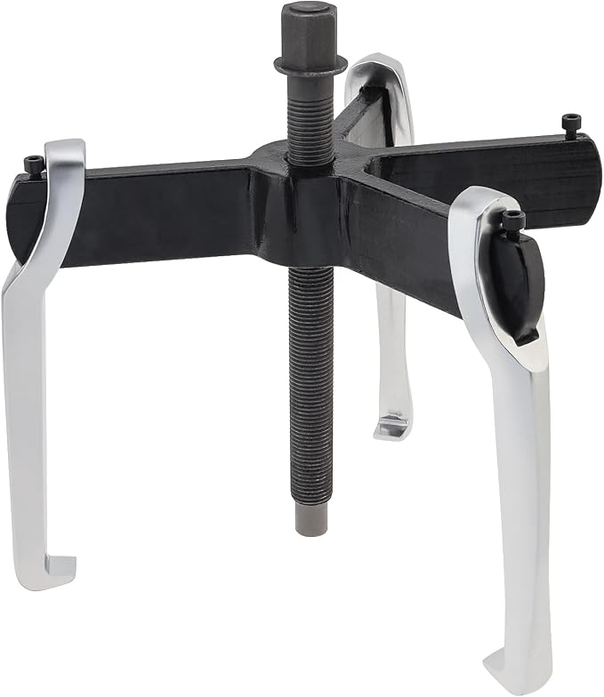 ChgImposs 2 Jaw 3 Jaw Gear Puller, Adjustable Bearing Puller, Reversible Removal Tool for Internal External Pulling, Puller Tool for Removal of Pulleys Flywheels Bearings Gears (10 Inch)