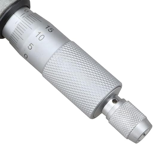 Point Micrometer, 30 Degree, 0-1" / 0-25mm, 0.00005" Resolution, Inch/Metric, Stainless Steel, Inch/Metric