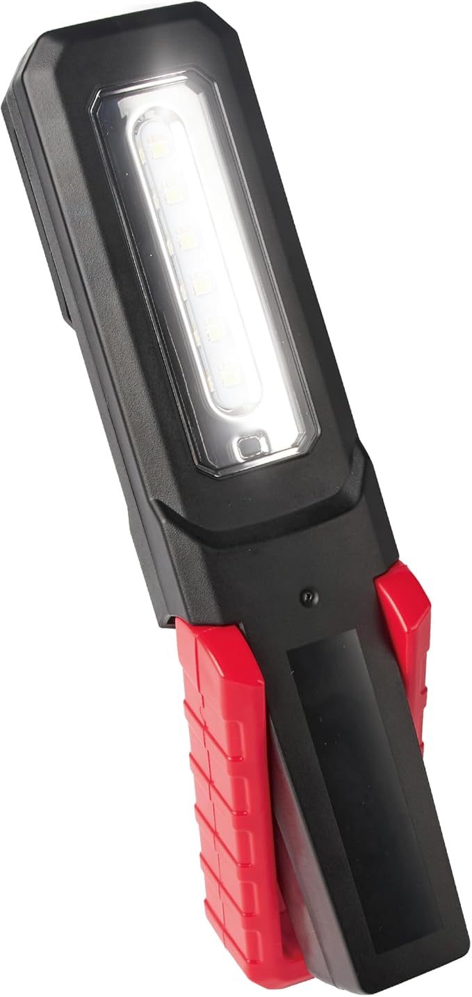 SCI Rechargeable LED Work Light, 3 Lighting Modes, 3350mAh Portable Mechanic Magnetic Light, Magnetic Base & Hanging Hook, Car Repairing/Mechanics/Emergency/Camping (932A), Fathers'/Dads' Gifts
