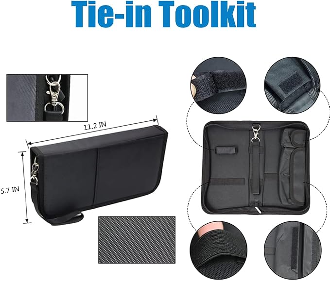 HKS Ratcheting Crimping Tool Set 11 PCS with Changeable Jaws for Dupont JST MOLEX - Open Barrel Terminals, Insulated & Non-Insulated Ferrules, Terminals & Butt Connectors,Solar & Coax Connectors